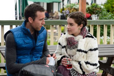 (L-r) MATTHEW LEWIS as Patrick and EMILIA CLARKE as Lou Clark in New Line Cinema's and Metro-Goldwyn-Mayer Pictures' romantic drama "ME BEFORE YOU," a Warner Bros. Pictures and Metro-Goldwyn-Mayer Pictures release.

Copyright: © 2016 WARNER BROS. ENTERTAINMENT INC. AND METRO-GOLDWYN-MAYER PICTURES INC. (THE UNIVERSE EXCLUDING MGM RETAINED TERRITORIES).  © 2016 METRO-GOLDWYN-MAYER PICTURES INC. AND WARNER BROS. ENTERTAINMENT INC. (MGM RETAINED TERRITORIES).

Photo Credit: Alex Bailey
