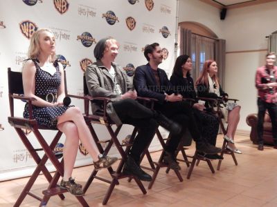 Evanna Lynch, Rupert Grint, Matt Lewis, Katie Leung, Bonnie Wright
