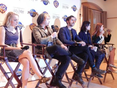 Evanna Lynch, Rupert Grint, Matt Lewis, Katie Leung, Bonnie Wright
