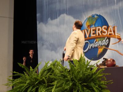 Matt Lewis and Pierre Bohanna at a panel
