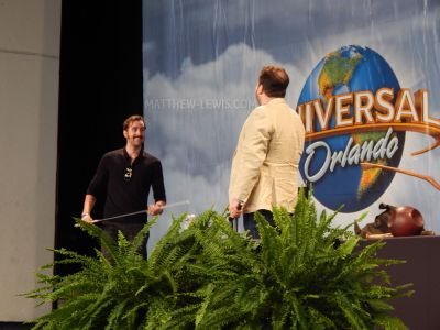 Matt Lewis and Pierre Bohanna at a panel
