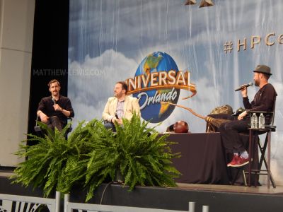 Matt Lewis and Pierre Bohanna at a panel
