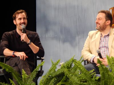 Matt Lewis and Pierre Bohanna at a panel
