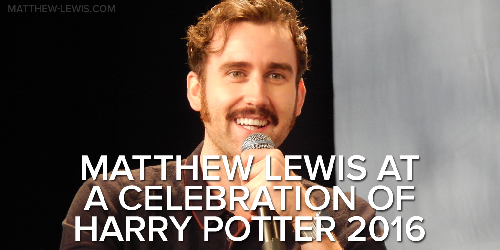 Matthew Lewis at A Celebration of Harry Potter